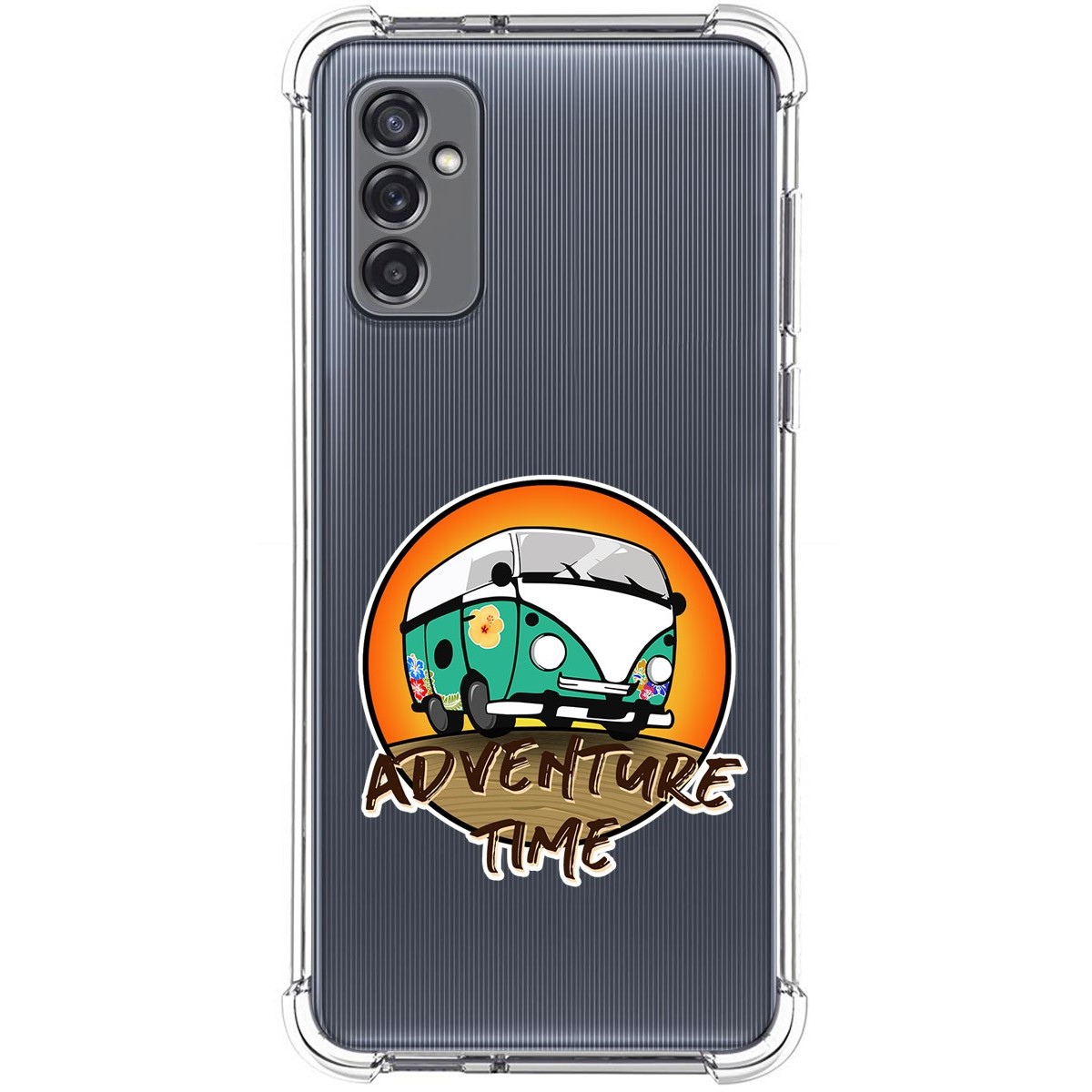 Funda Silicona Antigolpes para Samsung Galaxy M52 5G diseño Adventure Time Dibujos