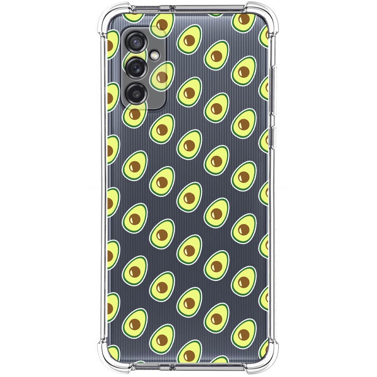 Funda Silicona Antigolpes para Samsung Galaxy M52 5G diseño Aguacate Dibujos