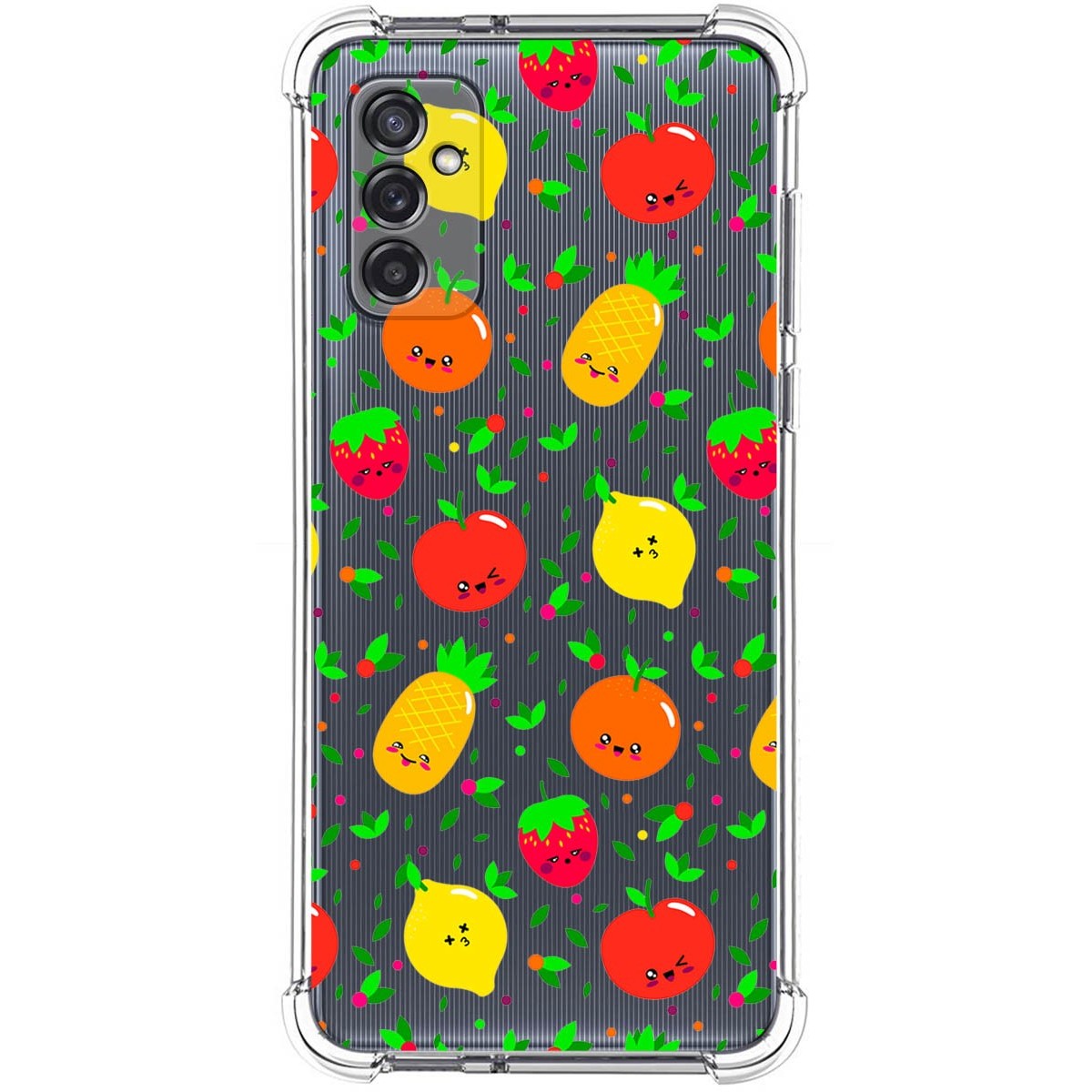 Funda Silicona Antigolpes para Samsung Galaxy M52 5G diseño Frutas 01 Dibujos