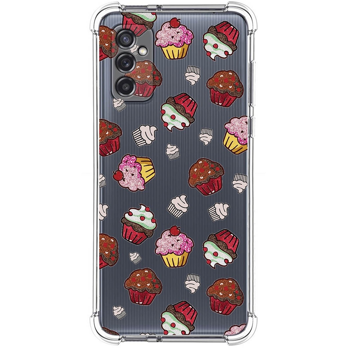 Funda Silicona Antigolpes para Samsung Galaxy M52 5G diseño Muffins Dibujos