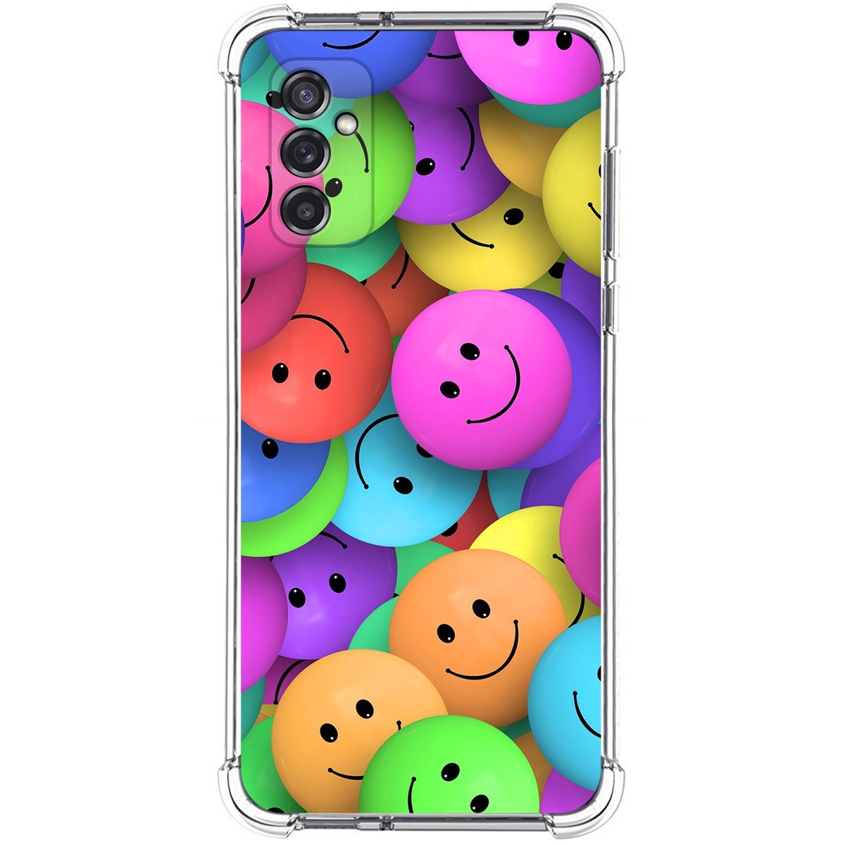 Funda Silicona Antigolpes para Samsung Galaxy M52 5G diseño Smile Dibujos
