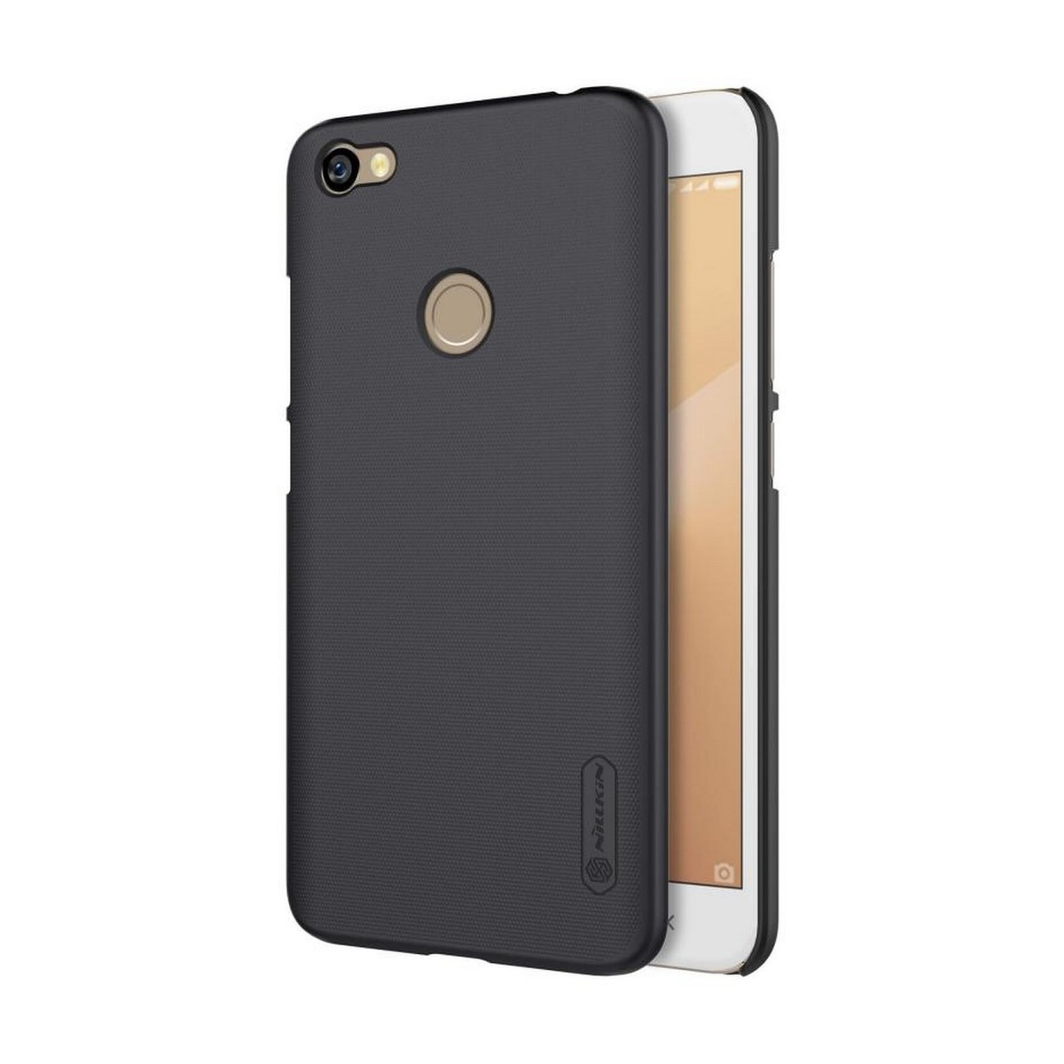 Carcasa Funda Negra Nillkin Modelo Frosted + Protector para Xiaomi Redmi Note 5A Pro / 5A Prime