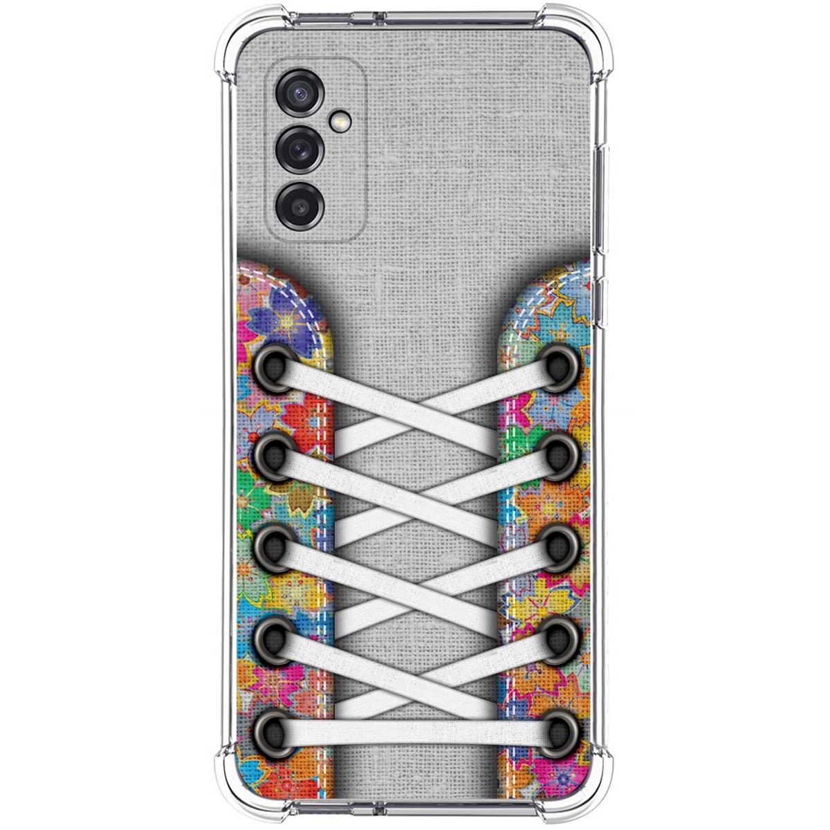Funda Silicona Antigolpes para Samsung Galaxy M52 5G diseño Zapatillas 04 Dibujos