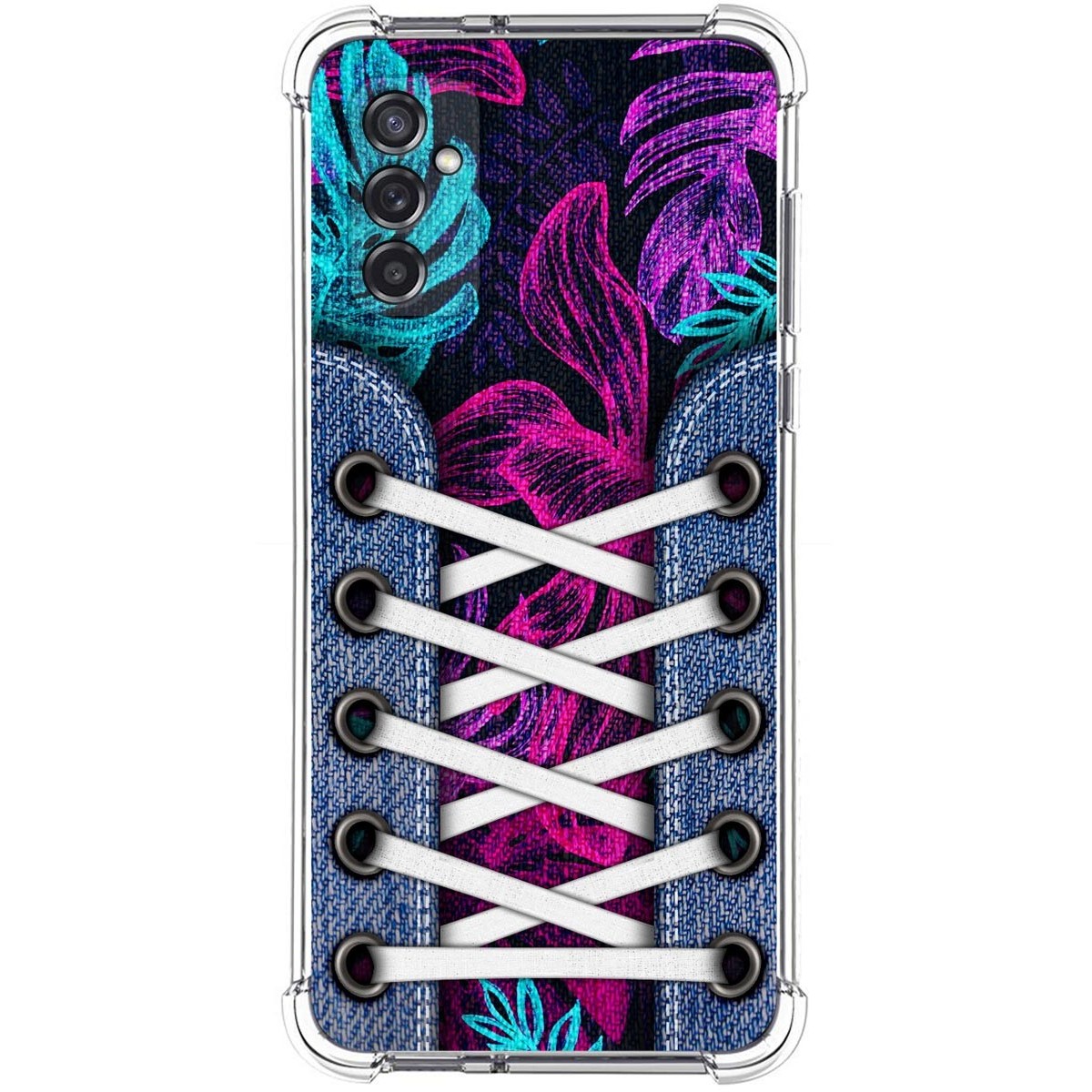 Funda Silicona Antigolpes para Samsung Galaxy M52 5G diseño Zapatillas 07 Dibujos