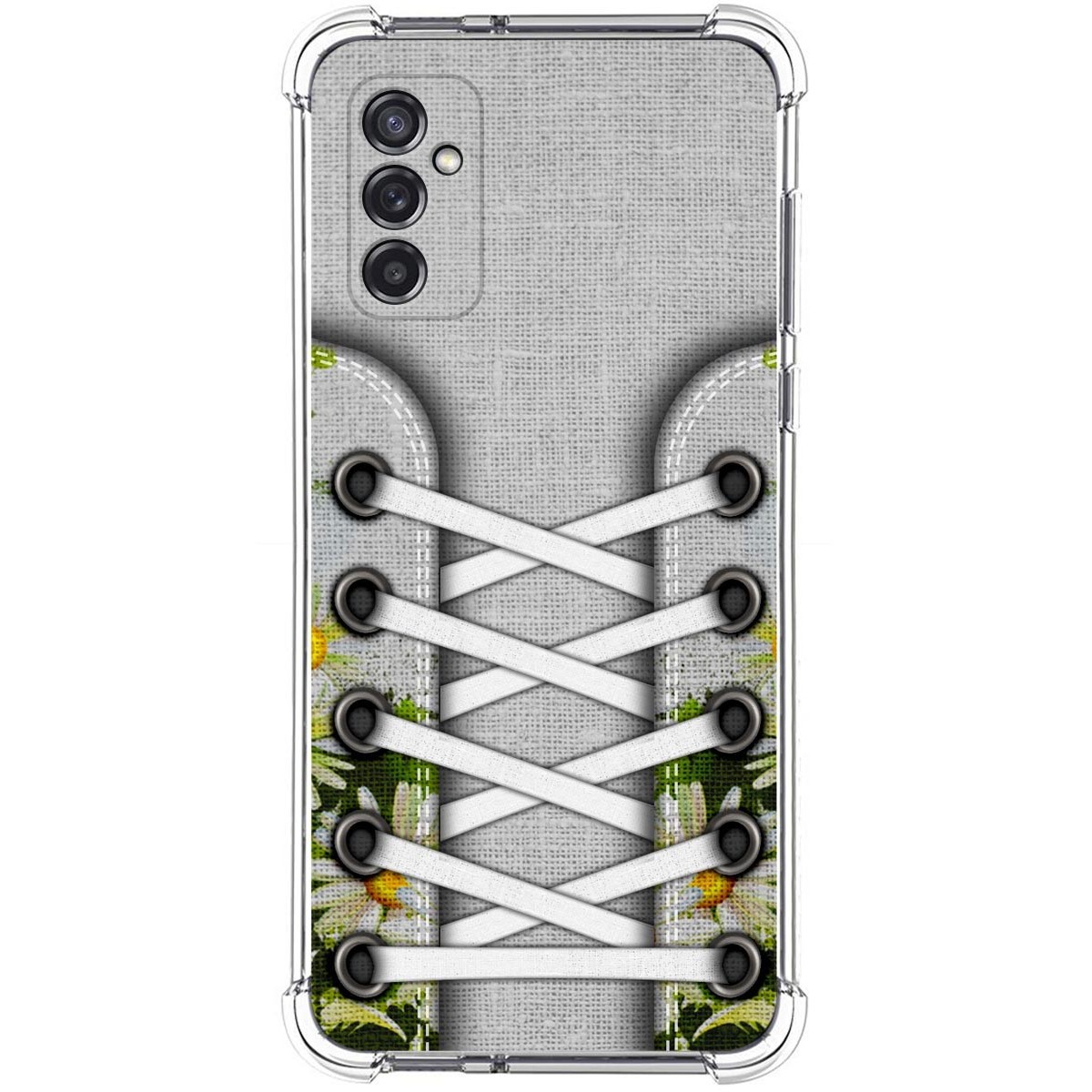 Funda Silicona Antigolpes para Samsung Galaxy M52 5G diseño Zapatillas 08 Dibujos