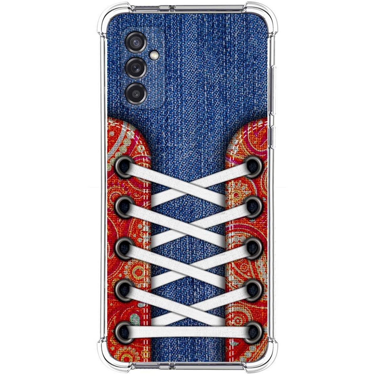 Funda Silicona Antigolpes para Samsung Galaxy M52 5G diseño Zapatillas 11 Dibujos