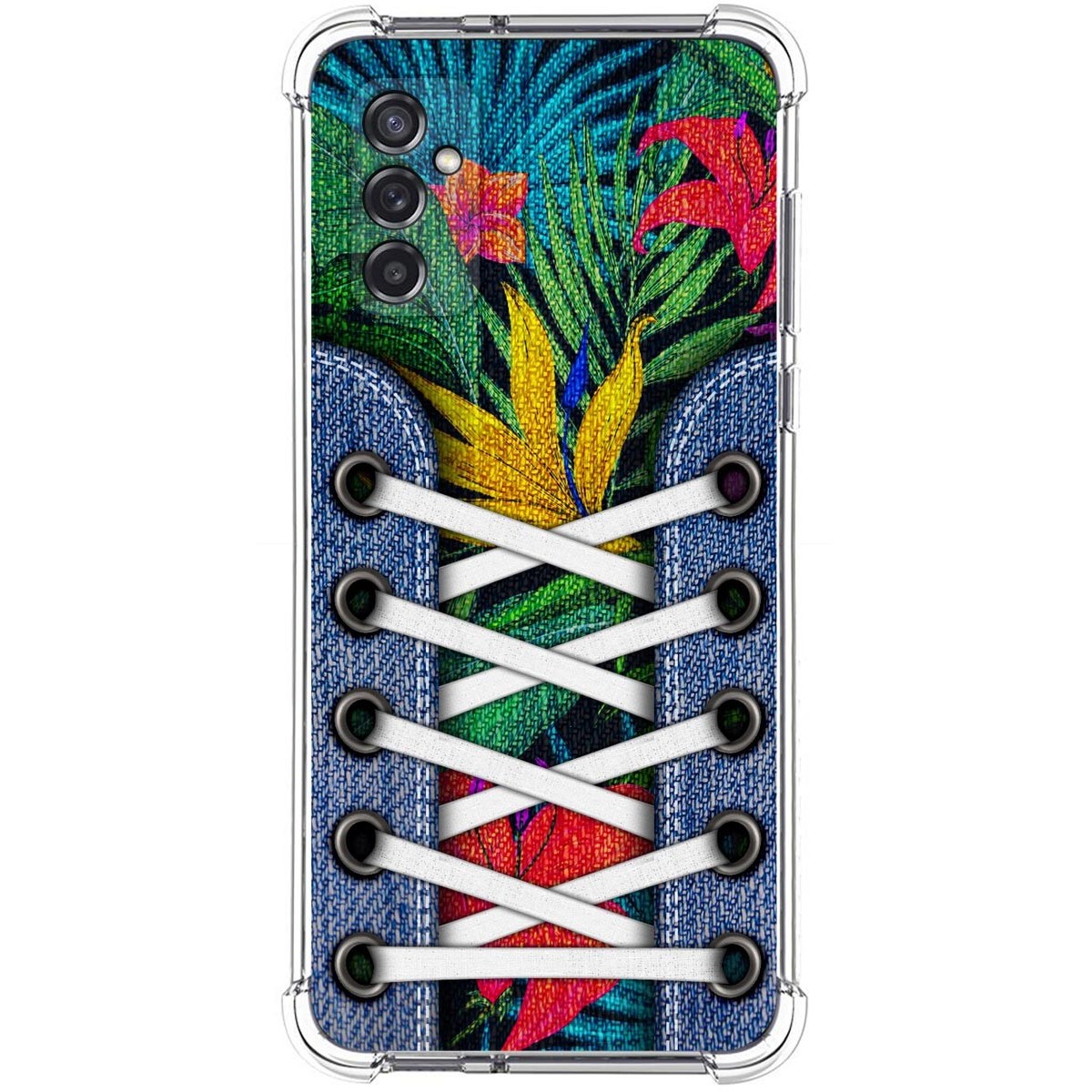 Funda Silicona Antigolpes para Samsung Galaxy M52 5G diseño Zapatillas 12 Dibujos
