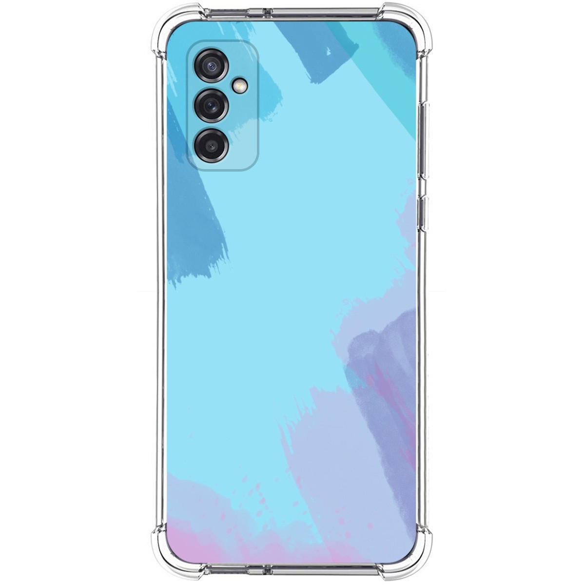 Funda Silicona Antigolpes para Samsung Galaxy M52 5G diseño Acuarela 10 Dibujos