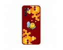 Funda Silicona Líquida Roja para Oppo Reno 6 5G diseño Abeja Dibujos