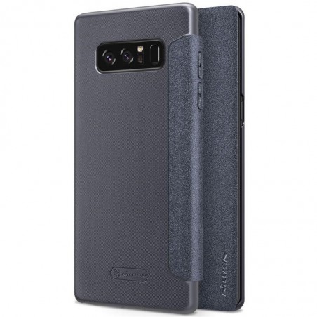 Funda Flip Negra Nillkin Modelo Sparkle para Samsung Galaxy Note 8