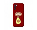 Funda Silicona Líquida Roja para Oppo Reno 6 5G diseño Vegan Life Dibujos