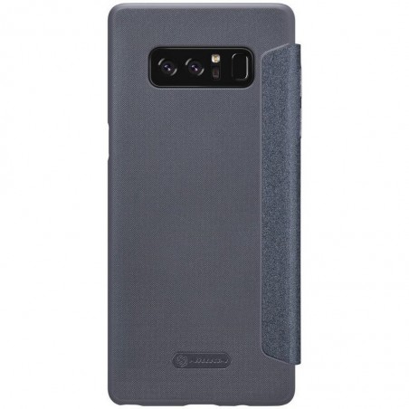 Funda Flip Negra Nillkin Modelo Sparkle para Samsung Galaxy Note 8