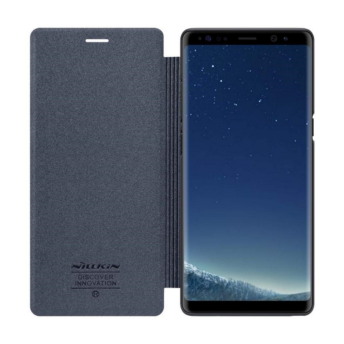 Funda Flip Negra Nillkin Modelo Sparkle para Samsung Galaxy Note 8