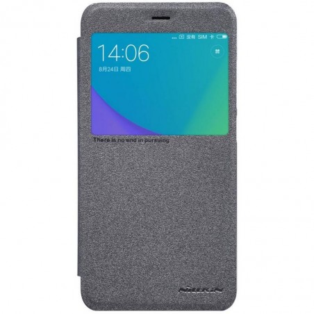 Funda Flip Negra Nillkin Modelo Sparkle para Xiaomi Redmi Note 5A