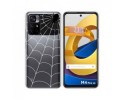 Funda Silicona Transparente para Xiaomi POCO M4 Pro 5G diseño Araña Dibujos