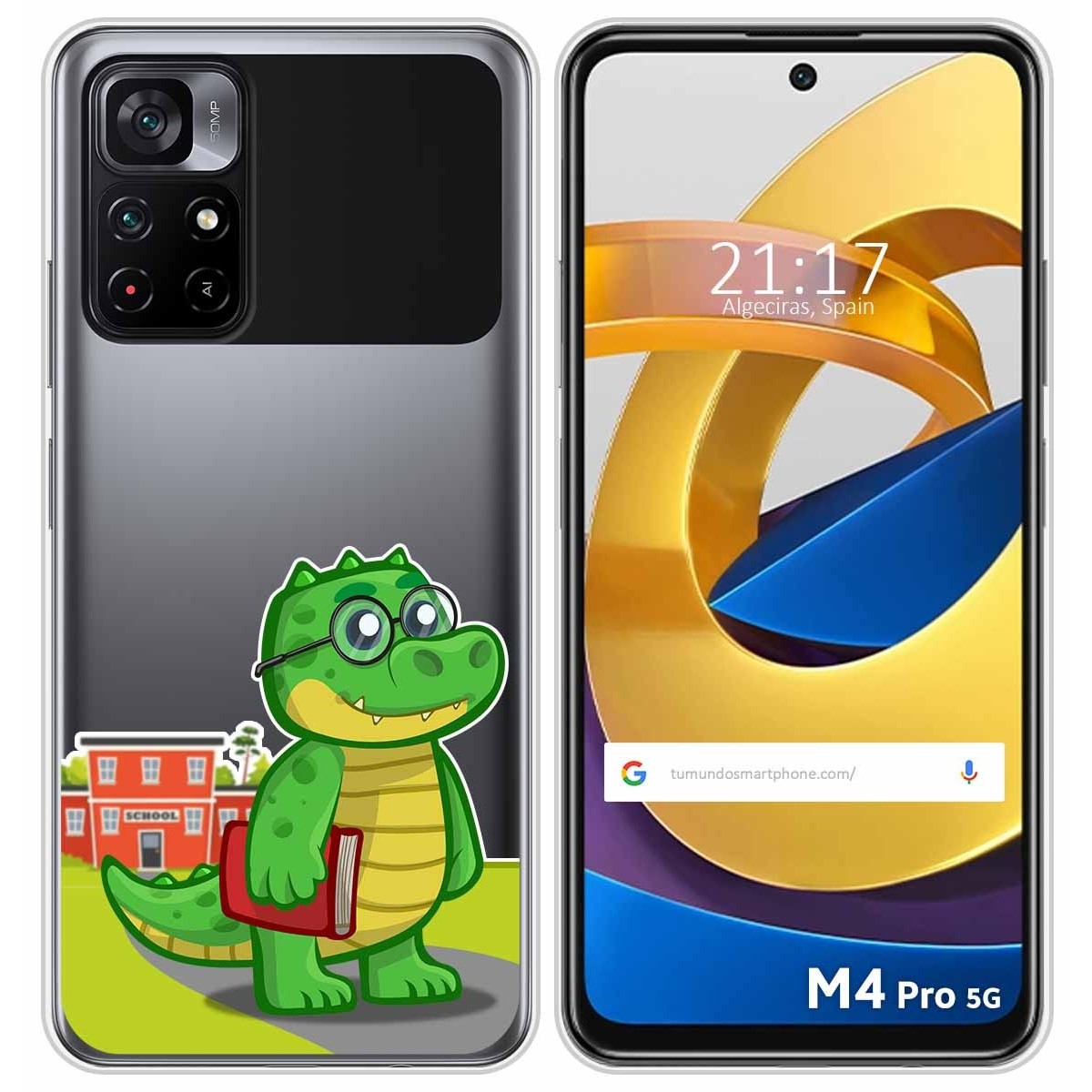 Funda Silicona Transparente para Xiaomi POCO M4 Pro 5G diseño Coco Dibujos