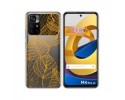 Funda Silicona Transparente para Xiaomi POCO M4 Pro 5G diseño Hojas Dibujos