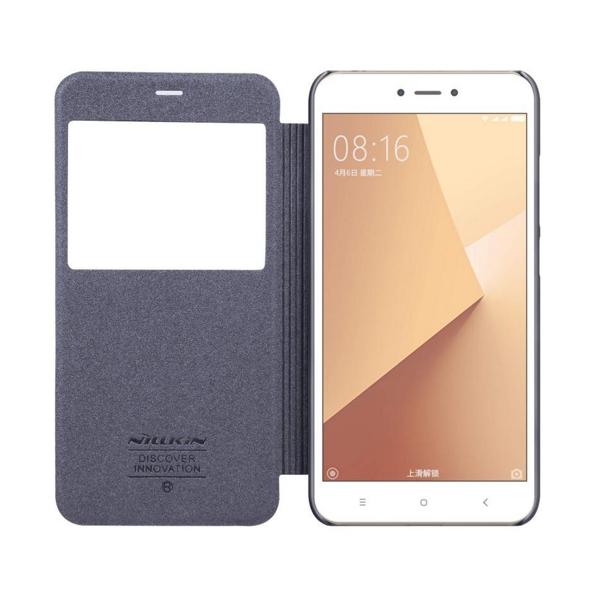 Funda Flip Negra Nillkin Modelo Sparkle para Xiaomi Redmi Note 5A