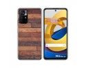 Funda Silicona para Xiaomi POCO M4 Pro 5G diseño Madera 03 Dibujos