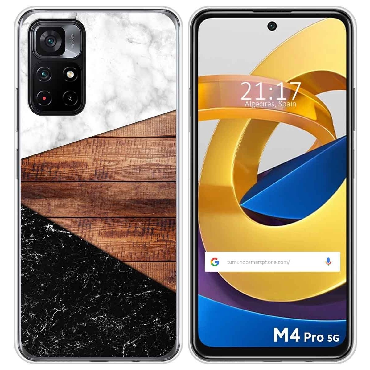 Funda Silicona para Xiaomi POCO M4 Pro 5G diseño Mármol 11 Dibujos