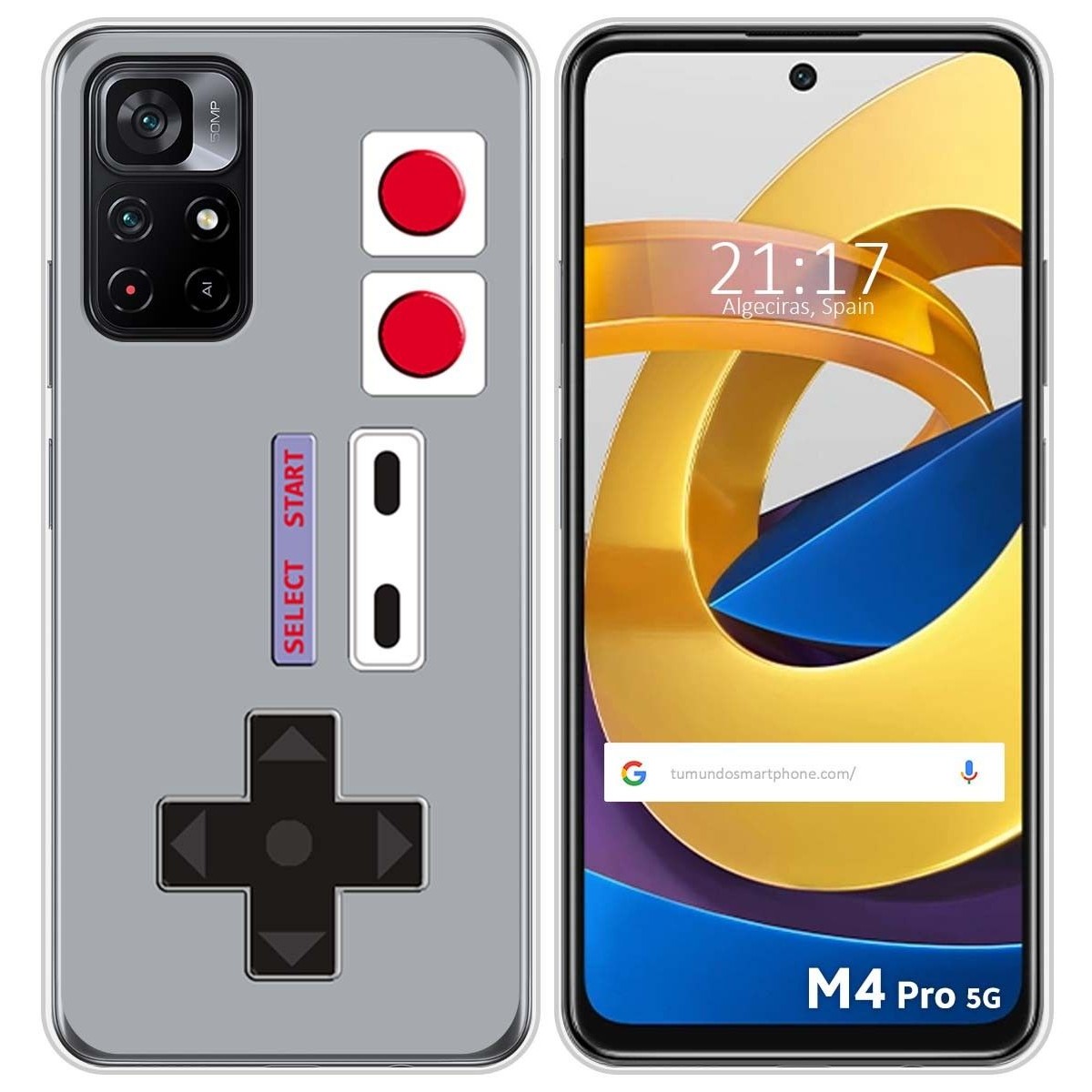 Funda Silicona para Xiaomi POCO M4 Pro 5G diseño Consola Dibujos