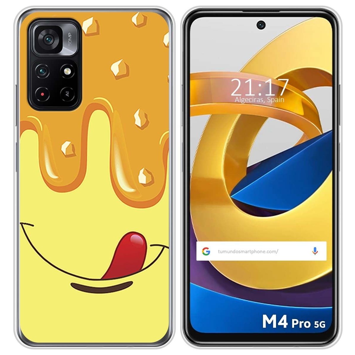 Funda Silicona para Xiaomi POCO M4 Pro 5G diseño Helado Vainilla Dibujos