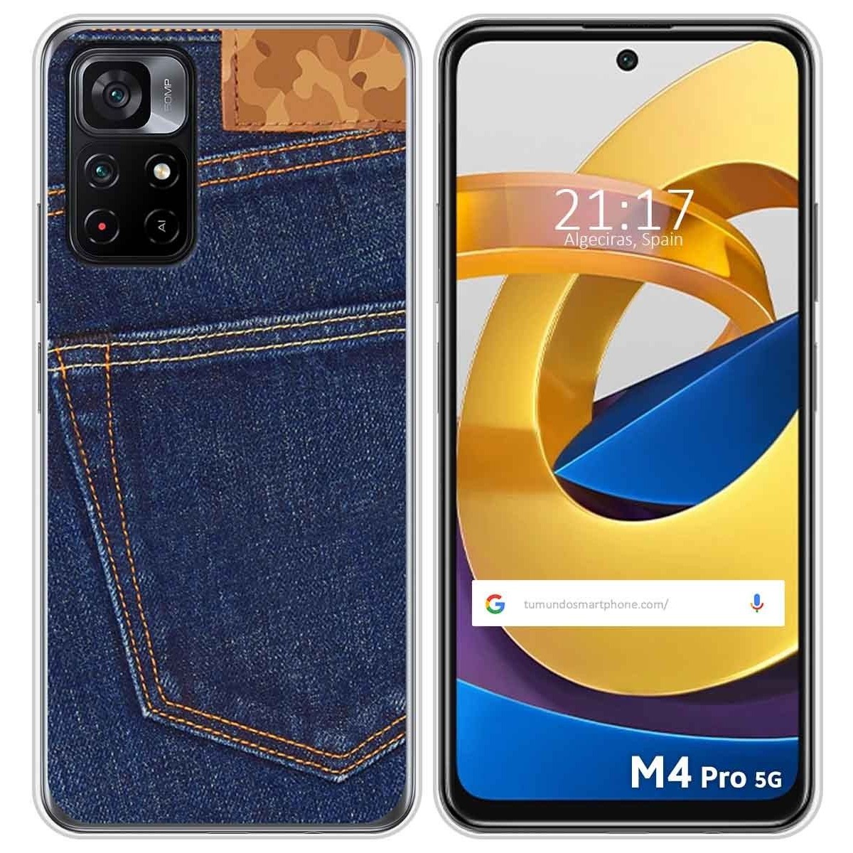 Funda Silicona para Xiaomi POCO M4 Pro 5G diseño Vaquero Dibujos