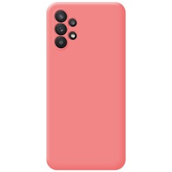 Funda Silicona Líquida Ultra Suave para Samsung Galaxy A32 5G color Rosa 2