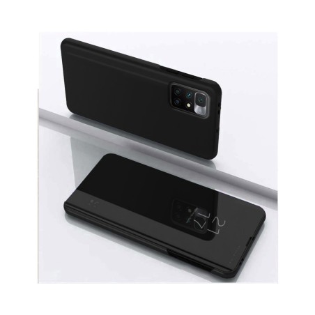 Funda Flip Cover Clear View para Xiaomi Redmi 10 (2021/2022) color Negra