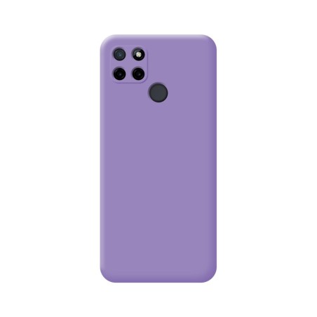 Funda Silicona Líquida Ultra Suave para Realme C21Y / C25Y color Morada