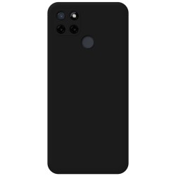 Funda Silicona Líquida Ultra Suave para Realme C21Y / C25Y color Negra 2