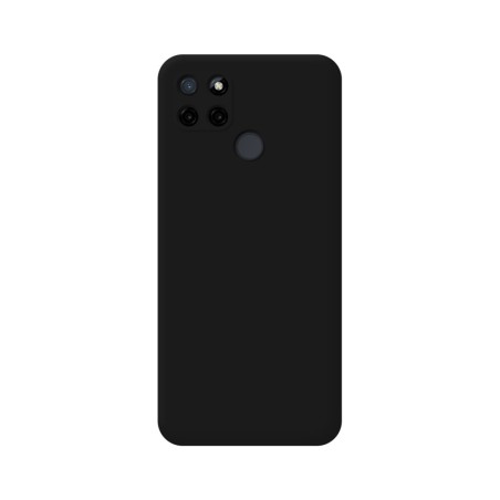 Funda Silicona Líquida Ultra Suave para Realme C21Y / C25Y color Negra