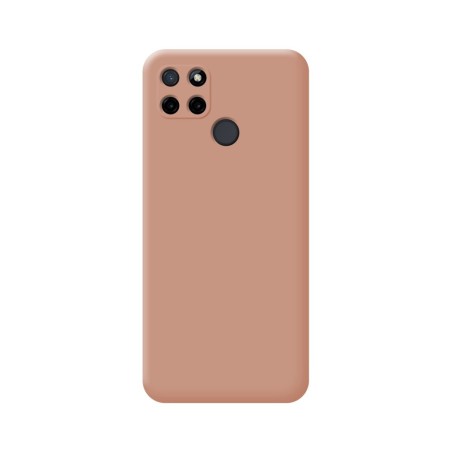 Funda Silicona Líquida Ultra Suave para Realme C21Y / C25Y color Rosa
