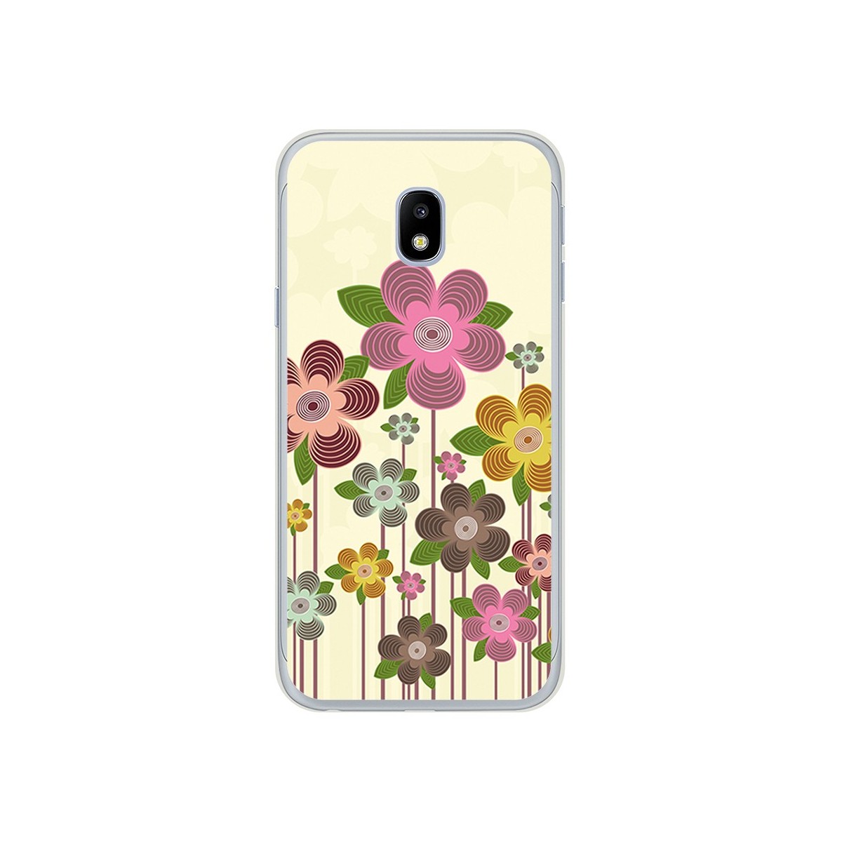 Funda Gel Tpu para Samsung Galaxy J3 (2017) Diseño Primavera En Flor  Dibujos