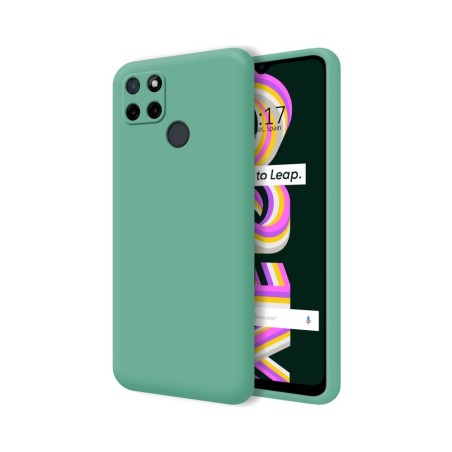 Funda Silicona Líquida Ultra Suave para Realme C21Y / C25Y color Verde
