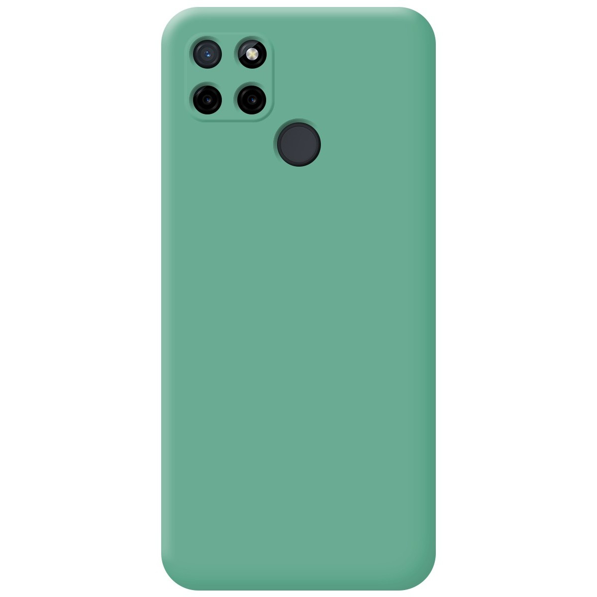 Funda Silicona Líquida Ultra Suave para Realme C21Y / C25Y color Verde