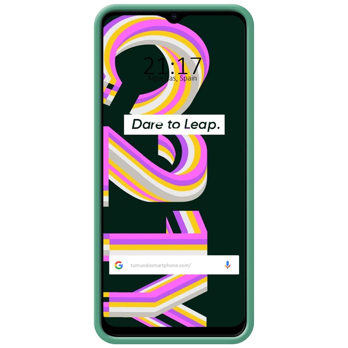 Funda Silicona Líquida Ultra Suave para Realme C21Y / C25Y color Verde
