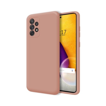 Funda Silicona Líquida Ultra Suave para Samsung Galaxy A72 color Rosa