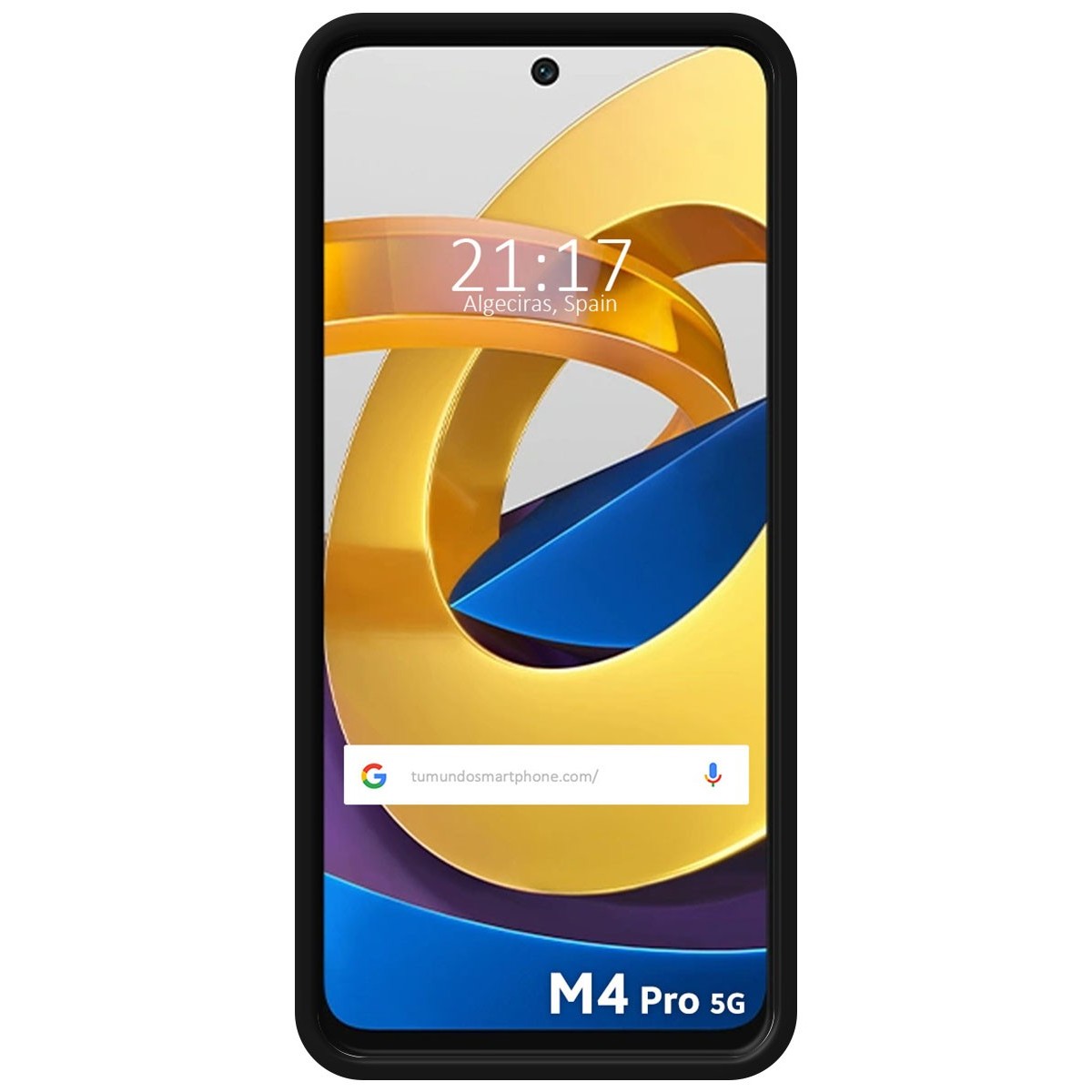 Funda Silicona Líquida Ultra Suave para Xiaomi POCO M4 Pro 5G color Negra