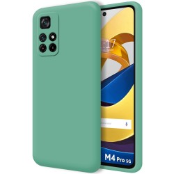 Funda Silicona Líquida Ultra Suave para Xiaomi POCO M4 Pro 5G color Verde