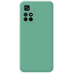 Funda Silicona Líquida Ultra Suave para Xiaomi POCO M4 Pro 5G color Verde 2