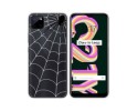 Funda Silicona Transparente para Realme C21Y / C25Y diseño Araña Dibujos