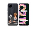 Funda Silicona Transparente para Realme C21Y / C25Y diseño Avestruz Dibujos