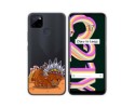 Funda Silicona Transparente para Realme C21Y / C25Y diseño Bufalo Dibujos