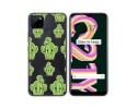 Funda Silicona Transparente para Realme C21Y / C25Y diseño Cactus Dibujos