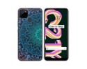 Funda Silicona Transparente para Realme C21Y / C25Y diseño Mandala Dibujos