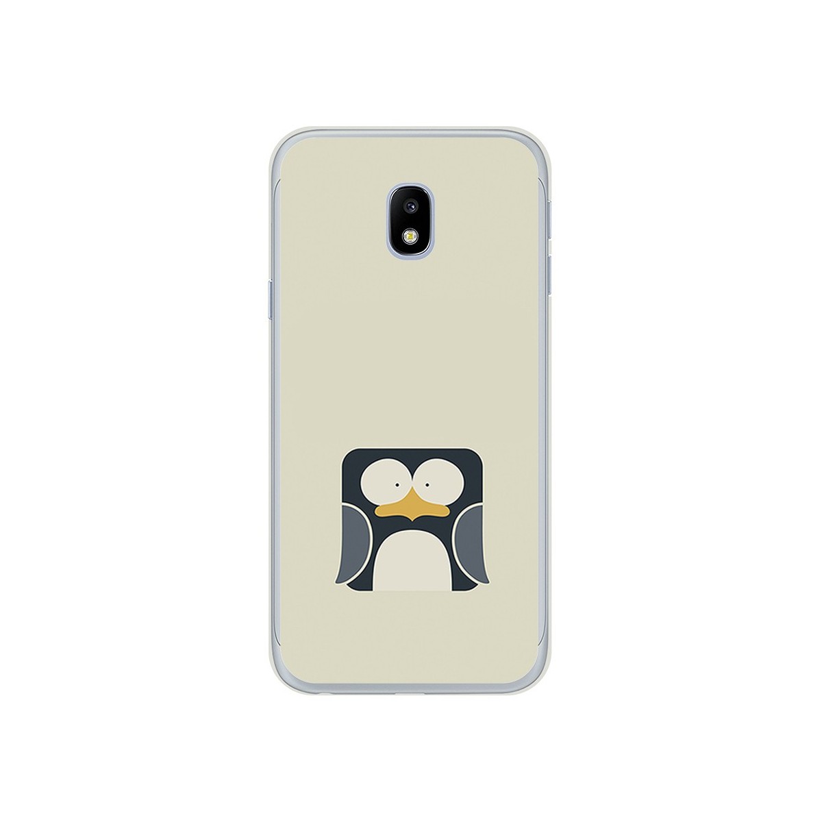 Funda Gel Tpu para Samsung Galaxy J3 (2017) Diseño Pingüino Dibujos