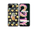 Funda Silicona Transparente para Realme C21Y / C25Y diseño Piña Dibujos