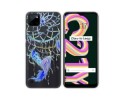 Funda Silicona Transparente para Realme C21Y / C25Y diseño Plumas Dibujos