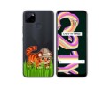 Funda Silicona Transparente para Realme C21Y / C25Y diseño Tigre Dibujos